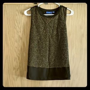 Gold Striped Tank Top